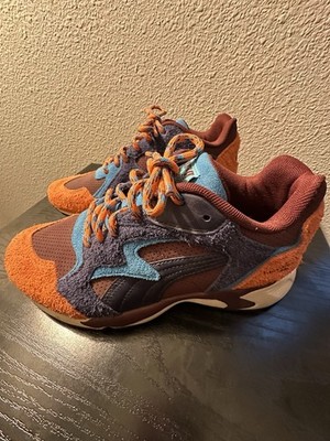 PUMA Prevail X June Ambrose Lace Up  Womens Blue, Brown, Orange Sneakers SZ-6.5