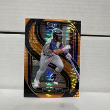 Brice Matthews 2025 Panini Select Orange Pulsar Premier Level /49