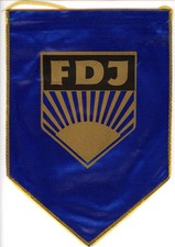 DDR - FDJ-WIMPEL "DER BESTEN FDJ-GRUPPE"