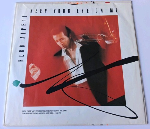 Herb Alpert - Keep Your Eye On Me Vinyl LP - 1987 A&M - Janet Jackson "Diamonds" - Picture 14 of 16