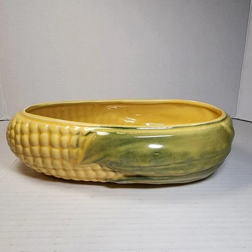 Vtg Shawnee Pottery Corn King #74 Oven Proof 11" Casserole Dish No Lid EUC