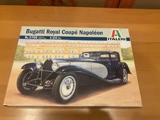 Bugatti Royal Coupe Napoleon by Italeri 2008 scatola aperta insaccata kit non avviato 1/24