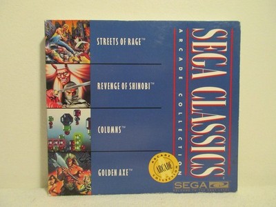 Sega Classics Arcade Collection + Sherlock Holmes Sega CDs + Manual 1992  
