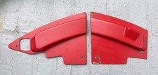 1964 - 66 Corvette C2 Radio Console Side Panels Red - Fiberglass Right And Left
