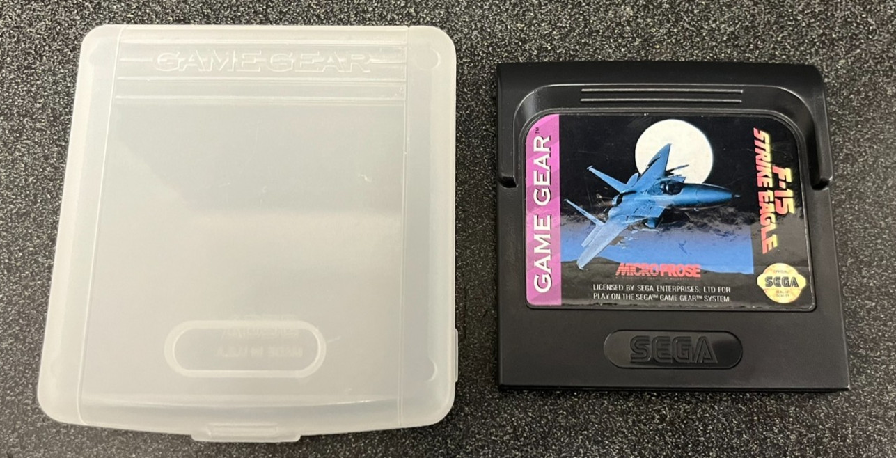 Carro de equipo de juego F-15 Strike Eagle Sega solo SIN PROBAR ENVÍO RÁPIDO GRATUITO