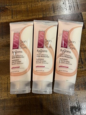 Avon Skin So Soft Fusions Softening Body Moisturizer Soft & Sensual 3 pack