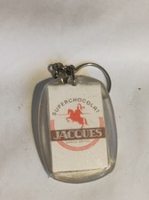 Porte-clés publicitaire "Super Chocolat Jacques"
