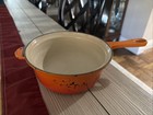 Vintage Cousances #18 France Saucepan  – Orange Flame — photo 1