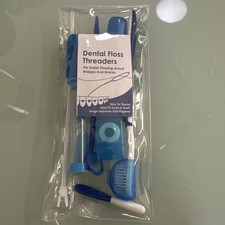 ORTHO KIT ORTHODONTIC ORAL CARE CLEANING Floss, Travel Toothbrush, case USA
