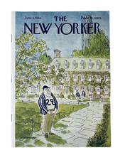 The New Yorker Magazine June 8, 1968 Campus Cartoon Cover James Stevenson VG