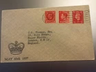GB STAMPS RARE FIRST DAY COVER 1937 KING GEORGE VI 1d 3 KINGS ILLUSTRATED