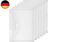 Dokumententasche A4, 20 StüCk A4 Sichttasche Transparent Flexible Ordner FüR D