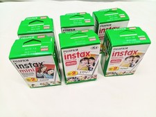 6xFujifilm Instax Mini Instant Film TwinPack 20 Exposures Sealed Expired 2017/19