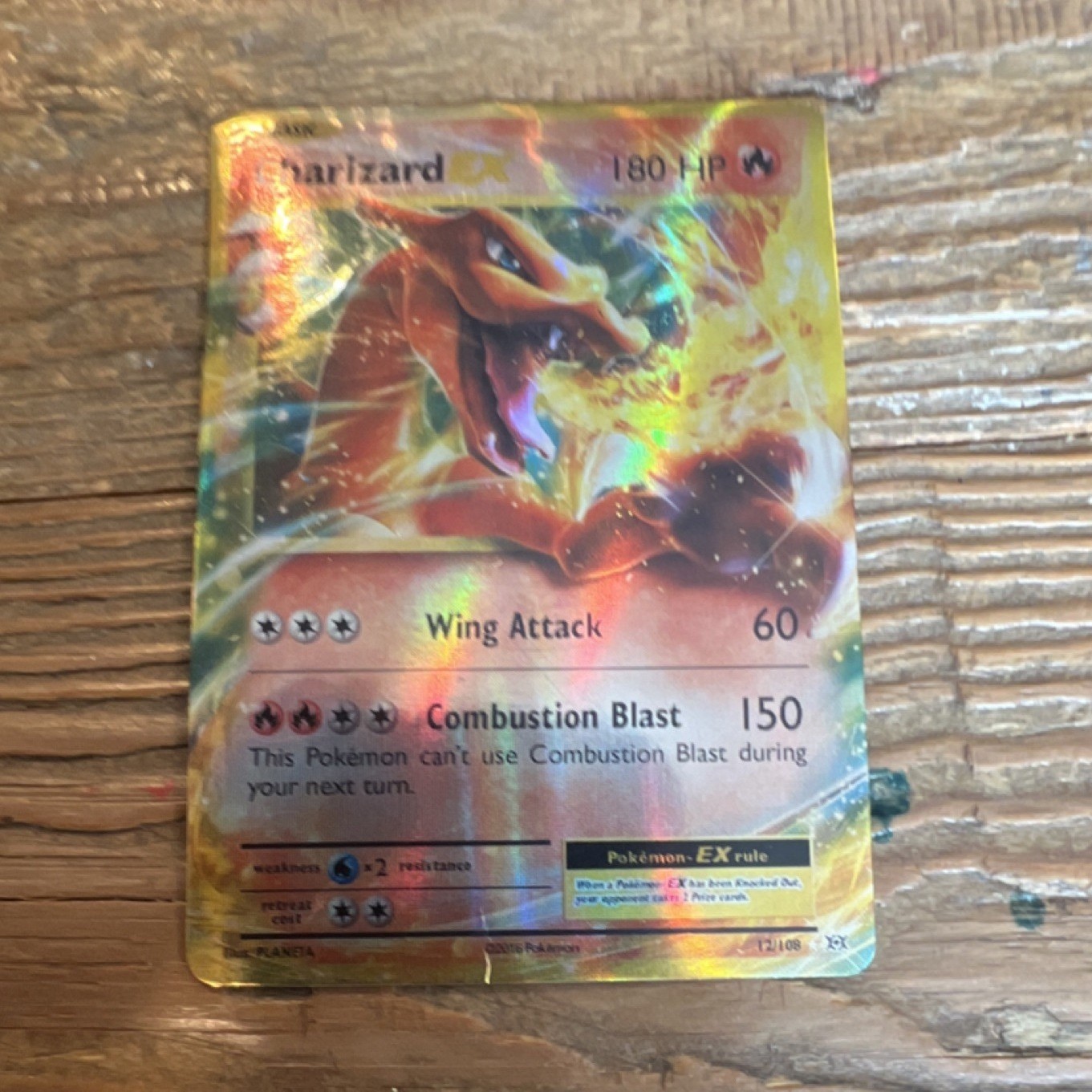 Charizard EX 12/108 XY Evolutions Ultra Rare Holo Pokemon TCG Card⁠