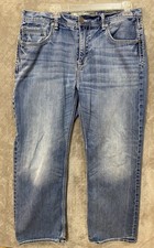 Buckle BKE Jeans Men 34x32 Tyler Straight Leg Light Wash Stretch Grudge Y2K
