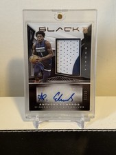 2020 Panini Black Anthony Edwards RPA /10