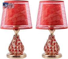 Table Lamp Table Lamps Table Light Bedside Lamp Set of 2 Crystal Table Lamp, War