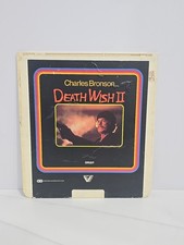 Death Wish II 1983 Charles Bronson CED VideoDisc Vestron Video Orion TESTED