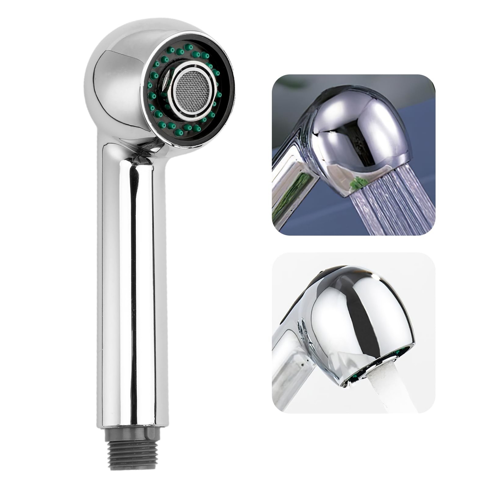 Douchette évier cuisine 2 jets de rechange standard pour mitigeur extractible