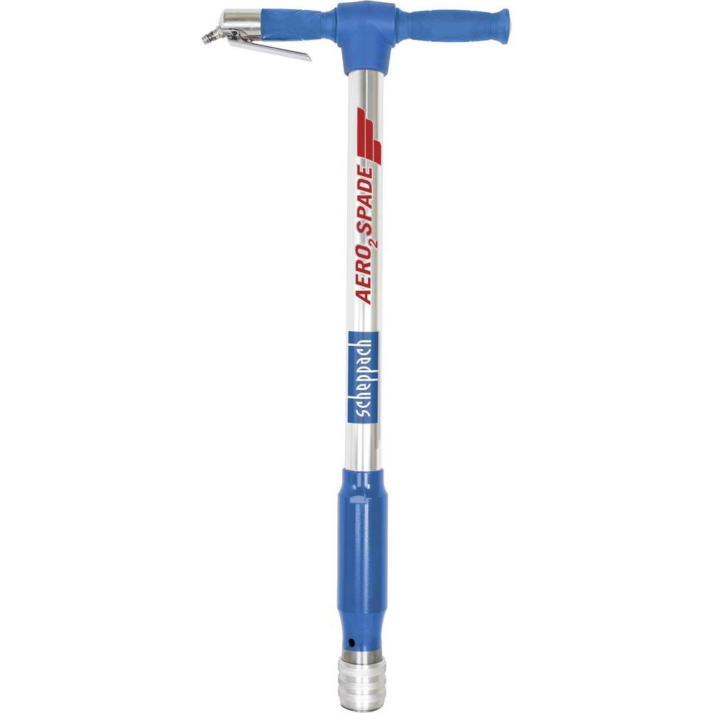 Bêche pneumatique Scheppach Aero2Spade en acier forgé de haute précision