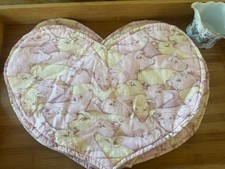 4  Handmade Piggy Placemats Heart Shape