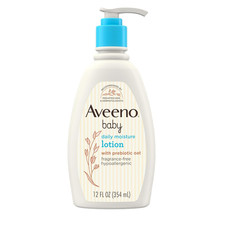 Aveeno Baby Daily Moisture Body Lotion for Sensitive Skin, Hypoallergenic Moistu