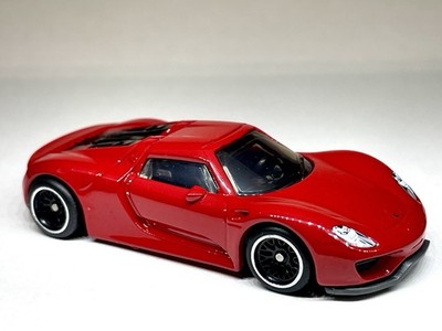 Matchbox Porsche 918 Spyder Custom-Made Chrome Real Riders  With Rubber Tires