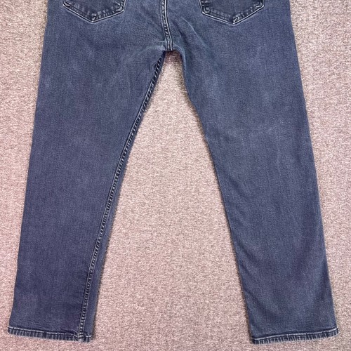 Levis 505 Jeans Herren 38x30 Blau Regular Straight Dark Wash Freizeit Stretch Denim - Bild 12 von 13