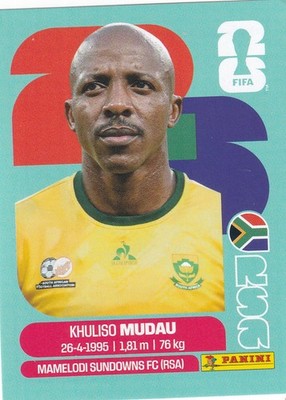 KHULISO MUDAU    PANINI FIFA WM 2026    BASE STICKER # RSA 9