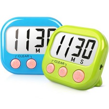 Classroom Timers for Teachers Kids 3.07 x 2.76 x 1.93 inches, Blue Green