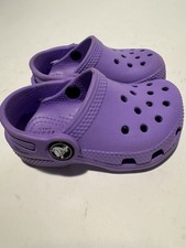 Kids Crocs Unisex Band Clog Toddler Size C 5 Purple