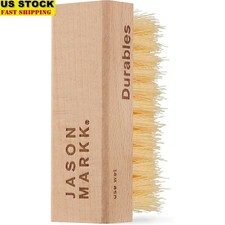 Tough Shoe Cleaning Brush Stiff Bristles Wood Handle Midsoles Undersoles New