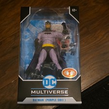 McFarlane DC Multiverse Batman Purple Suit Red Platinum Edition 7  Action Figure