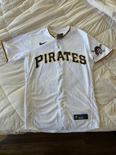 Authentic Pittsburgh Pirates Elite Flex Base Home White Jersey 40 Reg.$284