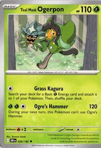 Teal Mask Ogerpon 026/182 Destined Rivals