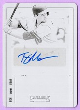 2017 PANINI CONTENDERS RC TICKET PRINTING PLATE BLACK AUTO #12 TREY MANCINI 1/1