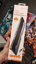 j5create JCD543 USB-C Triple Display Docking Station 13-in-1 HDMI DP VGA PD