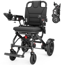 36 lbs Lightweight Foldable Electric Wheelchair for Adults Seniors