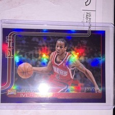 Topps 2025-26 /250 purple rainbow Allen Iverson #253 76ers Basketball 