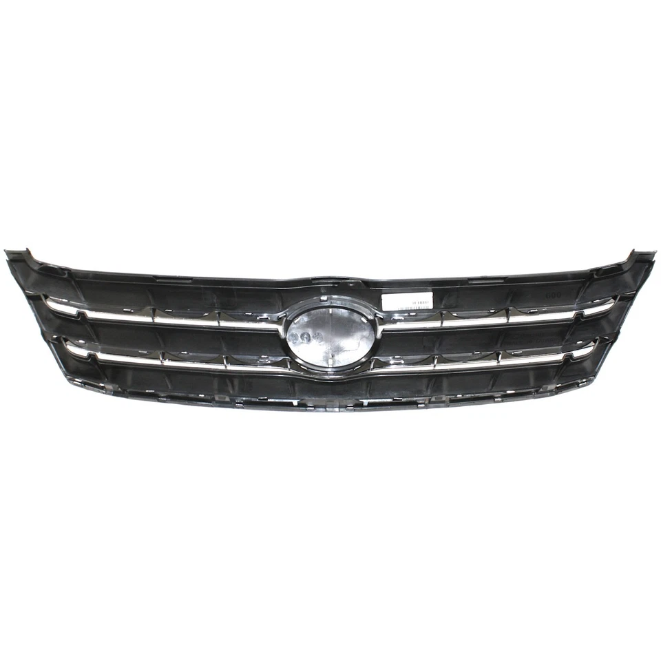 Grille 2005-2007 For Toyota Avalon Textured Black w/Chrome Molding - Image 4 of 4