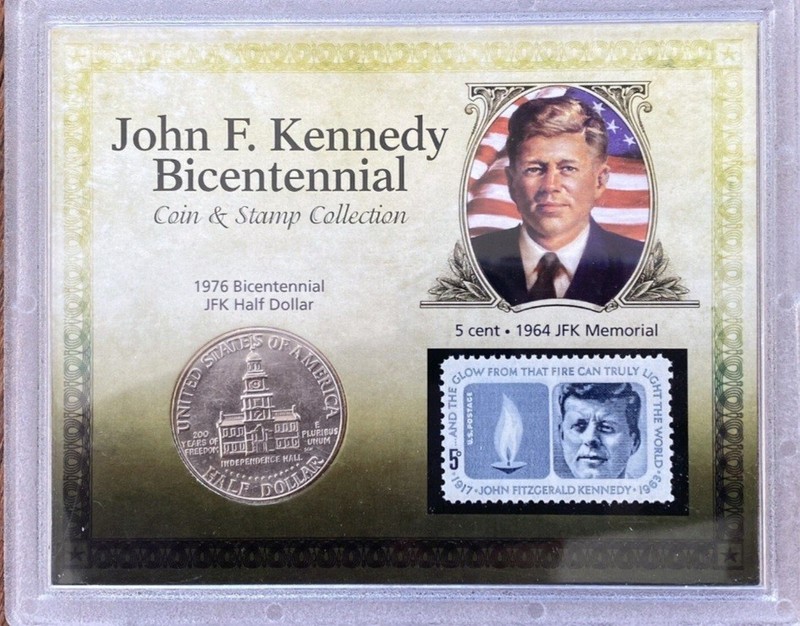 John F. Kennedy Bicentennial  Coin And Stamp Collection