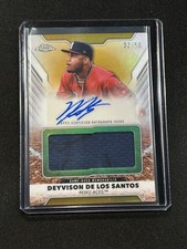2025 Topps Pro Debut - Deyvison De Los Santos - Gold Auto Jumbo Relic /50