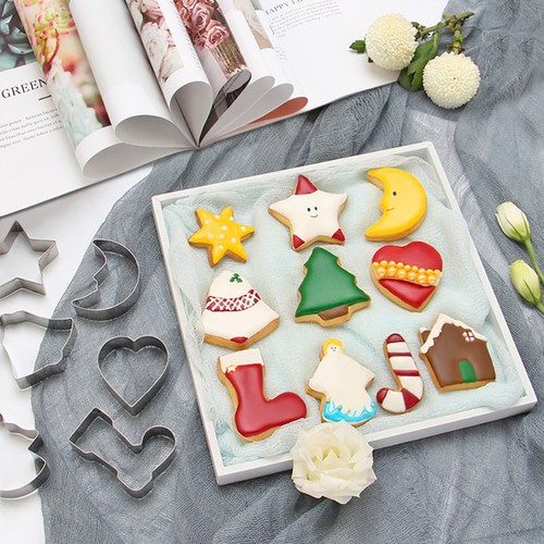 10 Pcs Ausstechformen Kind Weihnachtsausstecher Keksform Edelstahl - Bild 5 von 12