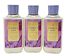 3x Bath Body Works VANILLA EASE DAILY NOURISHING BODY LOTION 8oz each HTF NEW