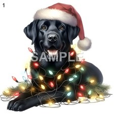 Labrador Retriever Acrylic Round Christmas Ornament CHOICE 