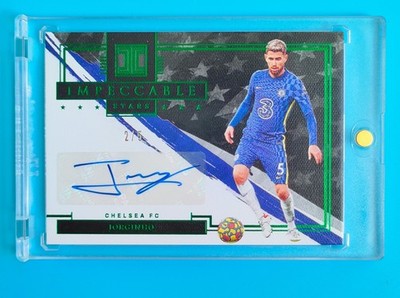 2021-22 Panini Impeccable Chelsea Emerald Jorginho Star Auto 2/5