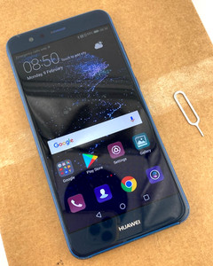 Huawei P10 Lite 32GB blau entsperrt gesprungen Smartphone Rückseite Glas gesprungen schnell UK