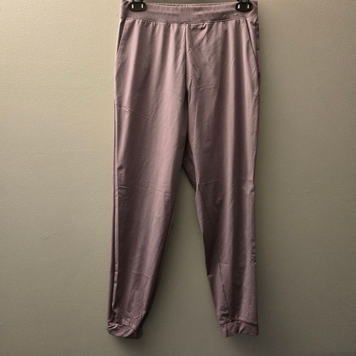 Uniqlo Ultra Stretch AIRism Jogger Pants Womens Small Purple Tapered Leg - Picture 1 of 5