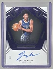 Jaylen Wells 2024 Panini Flawless Amethyst Shade RC Auto 3/3