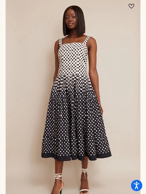 Cara Cara Margarita Dress / Spotted Geo Black | eBay